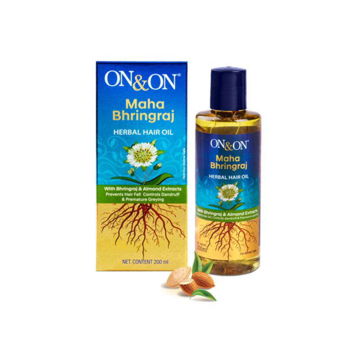 ON&ON MAHA BHRINGRAJ HAIR OIL (200ML)