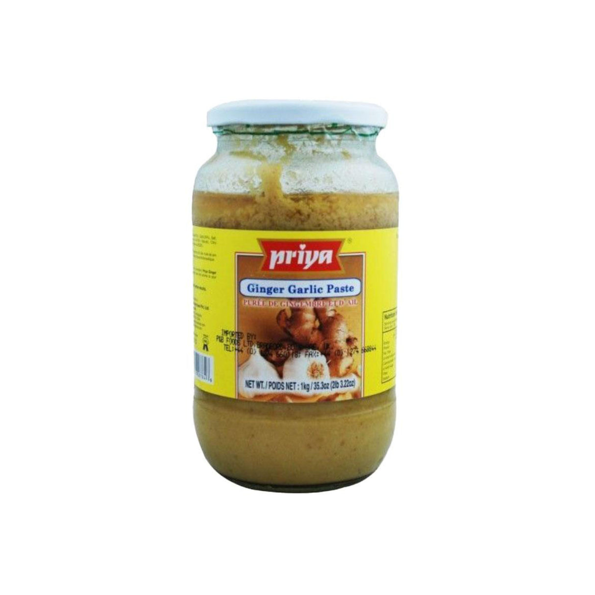 PRIYA GINGER GARLIC PASTE