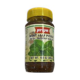 PRIYA MINT LEAF PICKLE IN OIL (WITH GARLIC)