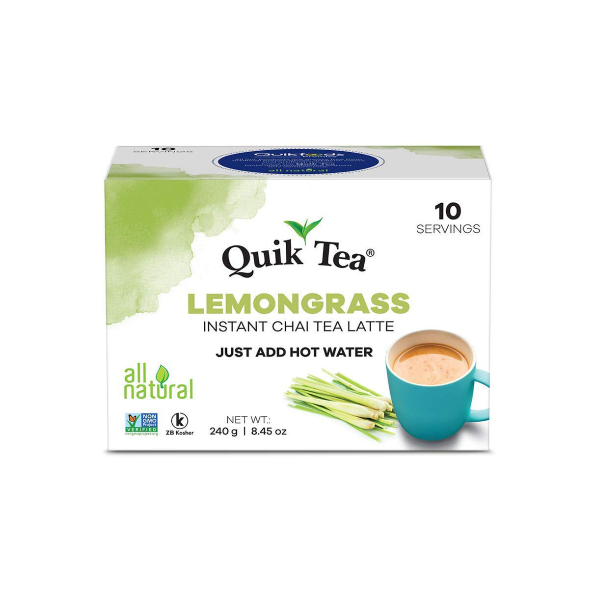 QUIK TEA LEMONGRASS CHAI - 10 SACHETS