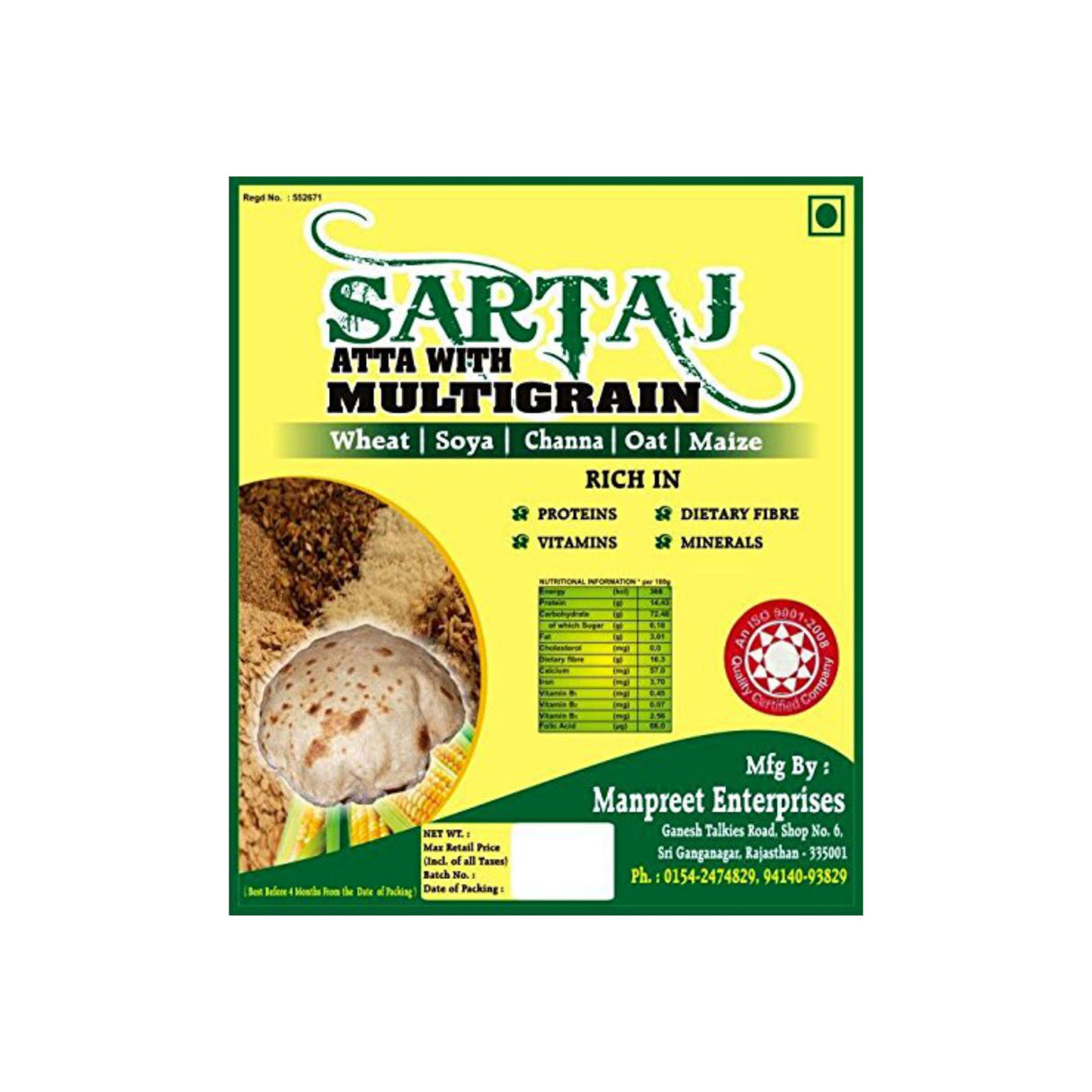 SARTAJ MULTIGRAIN ATTA