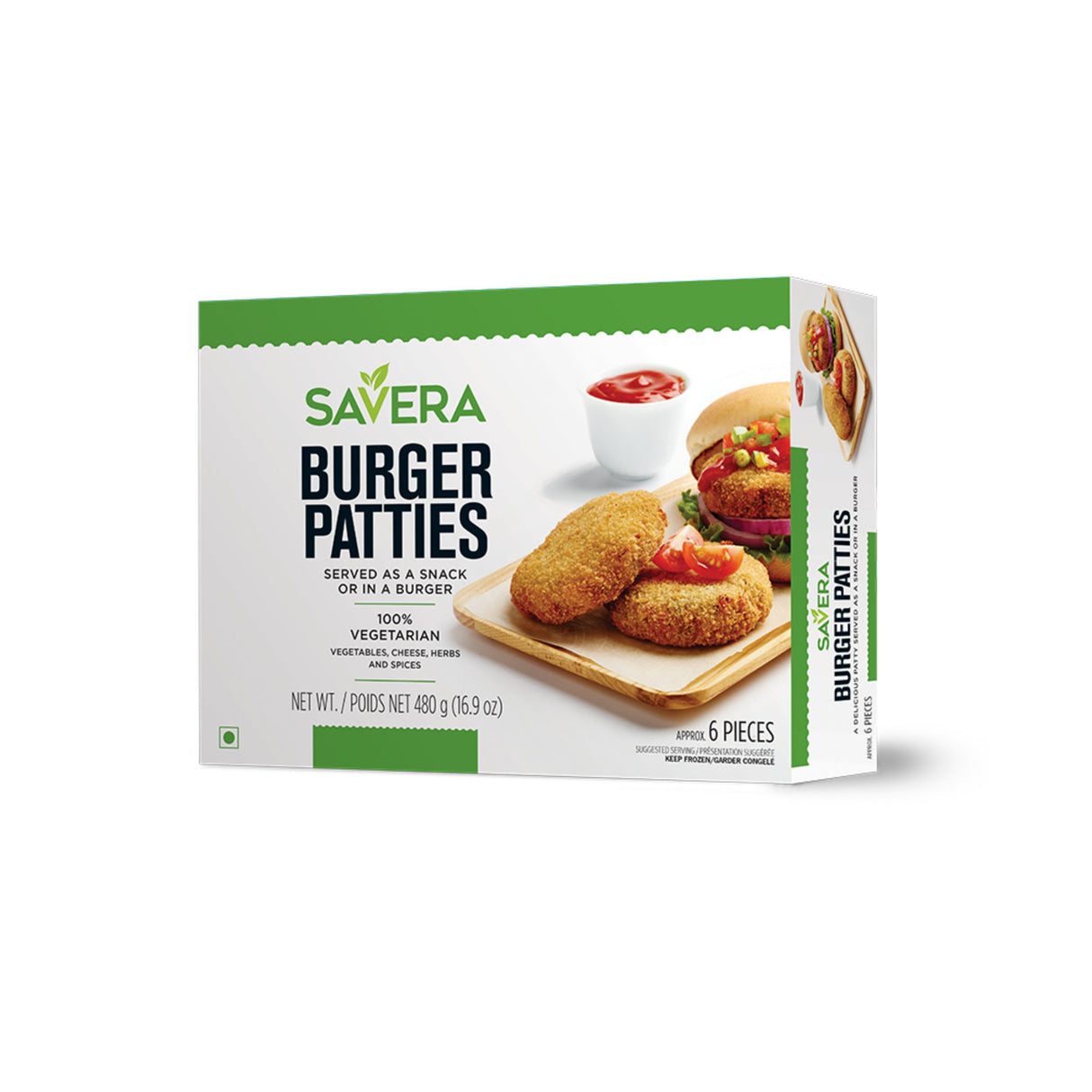 SAVERA BURGER PATTIES 6PCS