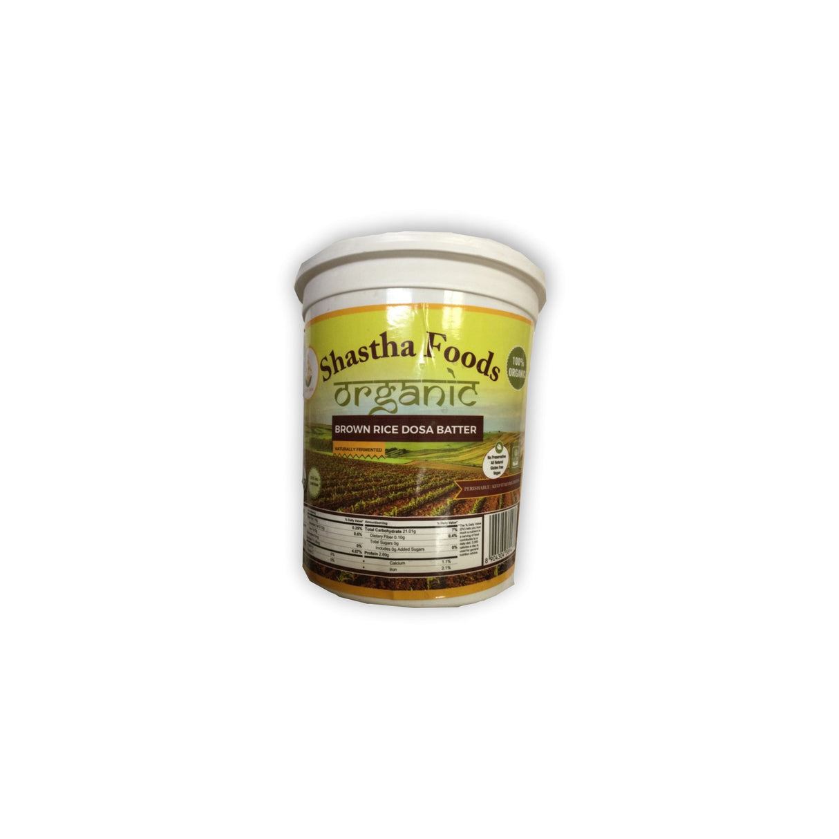 SHASTHA FOODS ORGANIC BROWN RICE DOSA BATTER