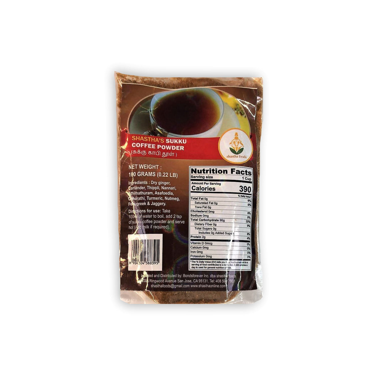 SHASTHA SUKKU COFFEE POWDER