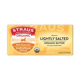 STARAUS LIGHTLY SALTED ORGANIC BUTTER