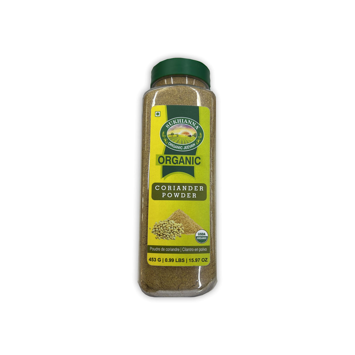 SUKHIANNA ORGANIC CORIANDER POWDER (453GM)