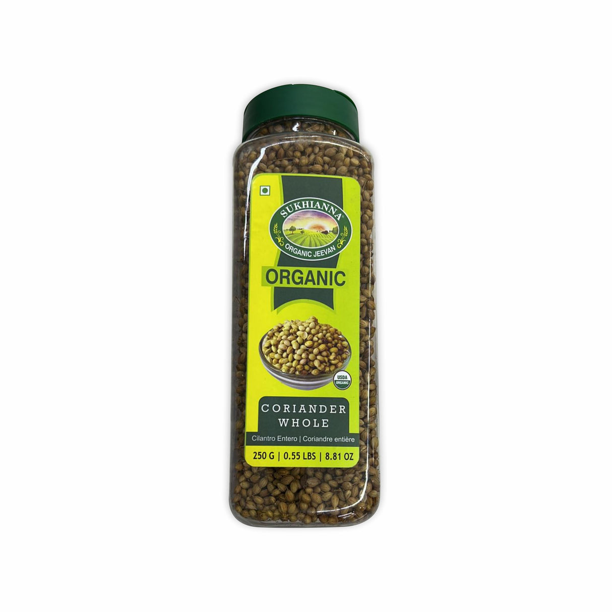 SUKHIANNA ORGANIC CORIANDER WHOLE