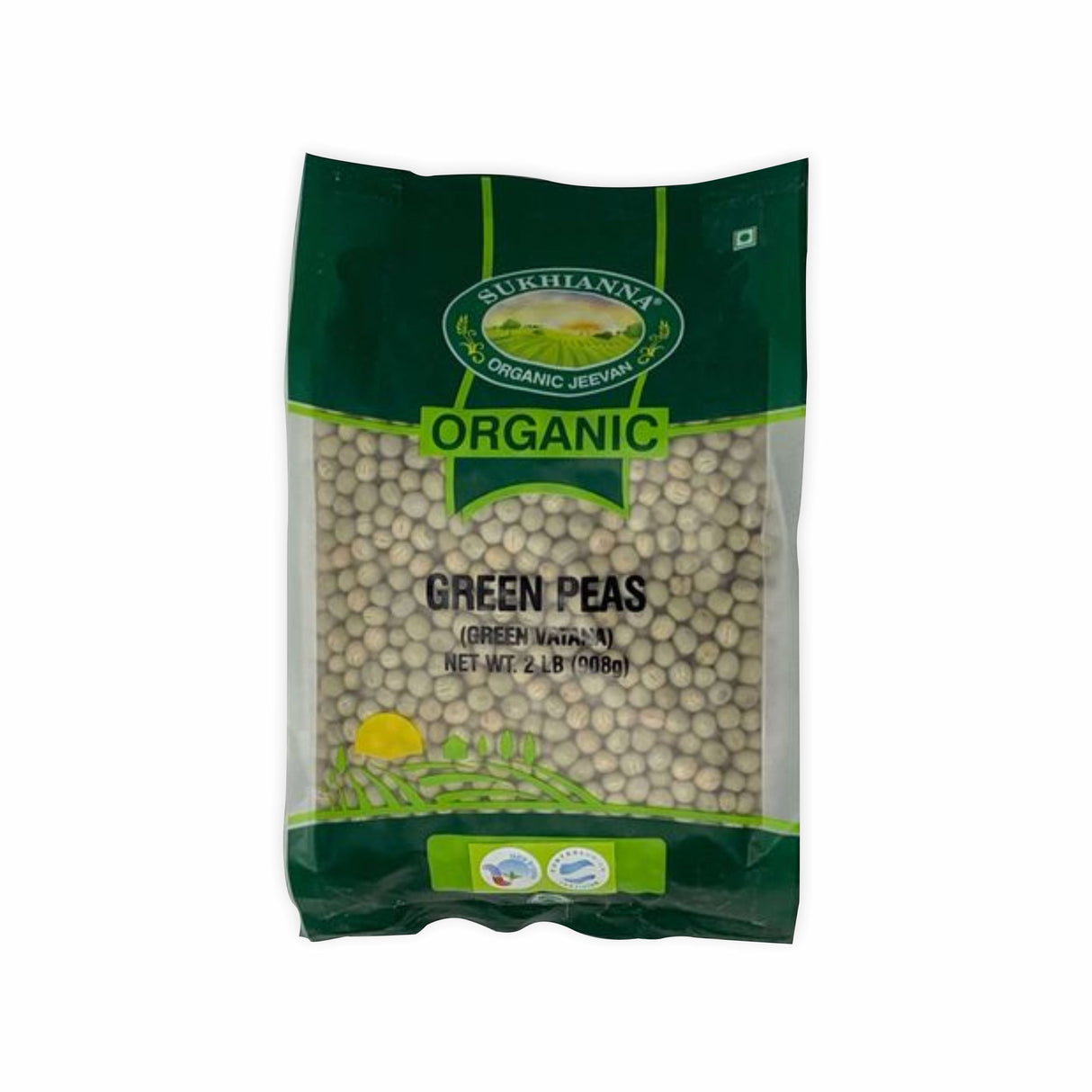 SUKHIANNA ORGANIC GREEN PEAS