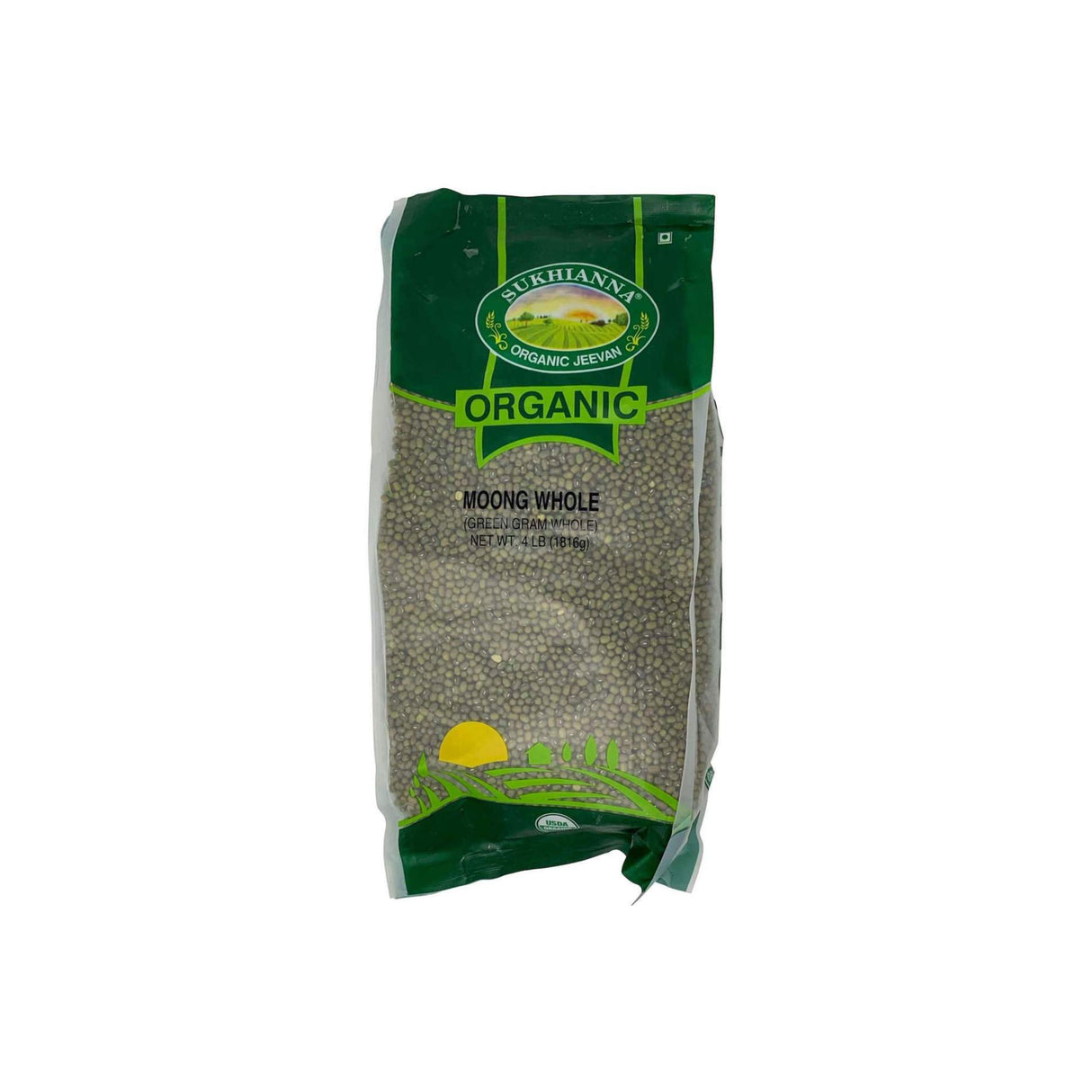 SUKHIANNA ORGANIC MOONG WHOLE