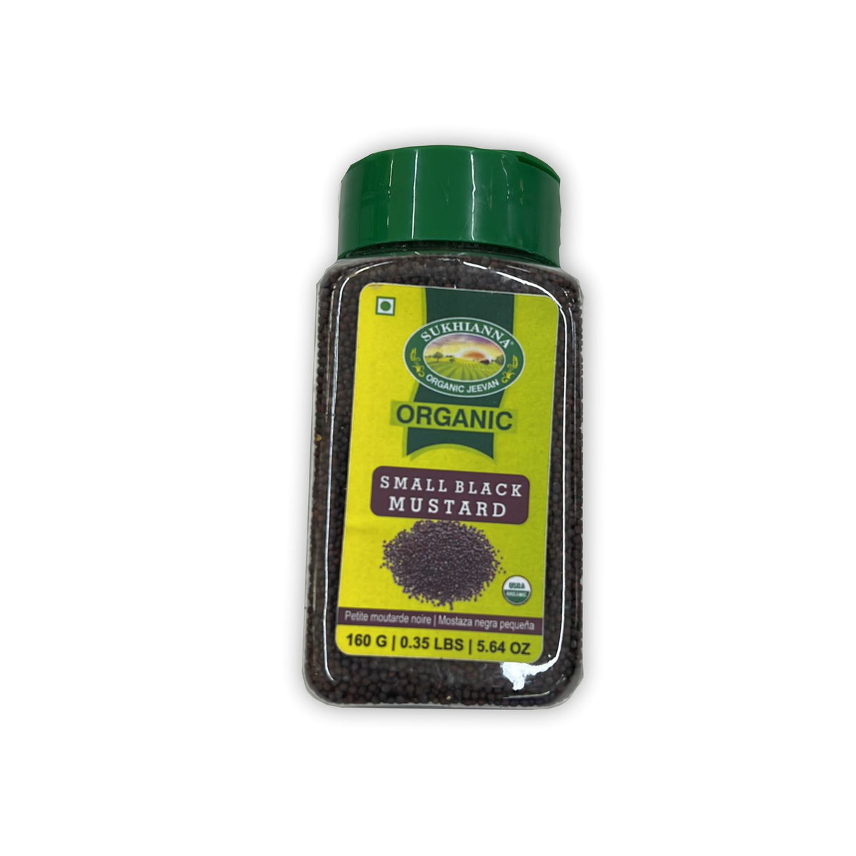 SUKHIANNA ORGANIC SMALL BLACK MUSTARD (160GM)