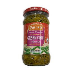 SURATI GREEN CHILI PICKLE IN OIL