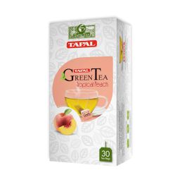 TAPAL GREEN TEA TROPICAL PEACH 30 TEA BAGS