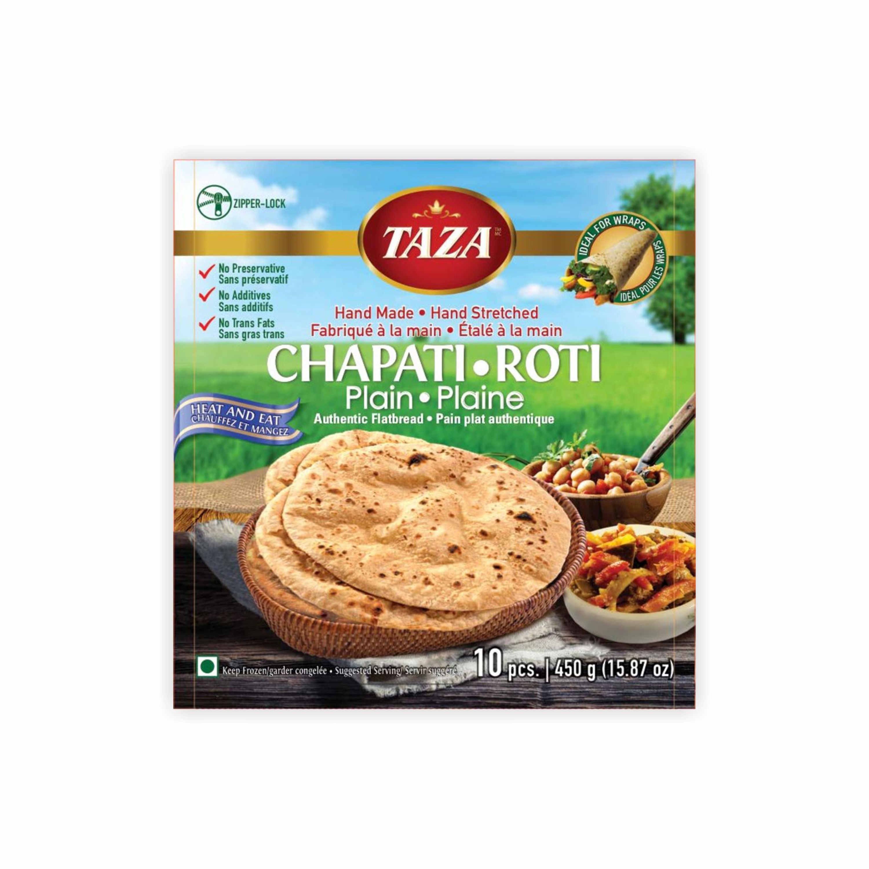 TAZA CHAPATI ROTI 10PCS – New Indian Supermarket, Tracy