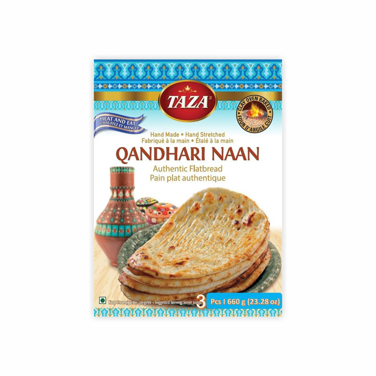 TAZA QANDHARI NAAN 3PCS