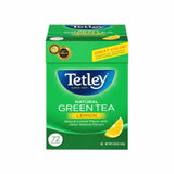 TETLEY NATURAL GREEN TEA LEMON 72 TEA BAGS