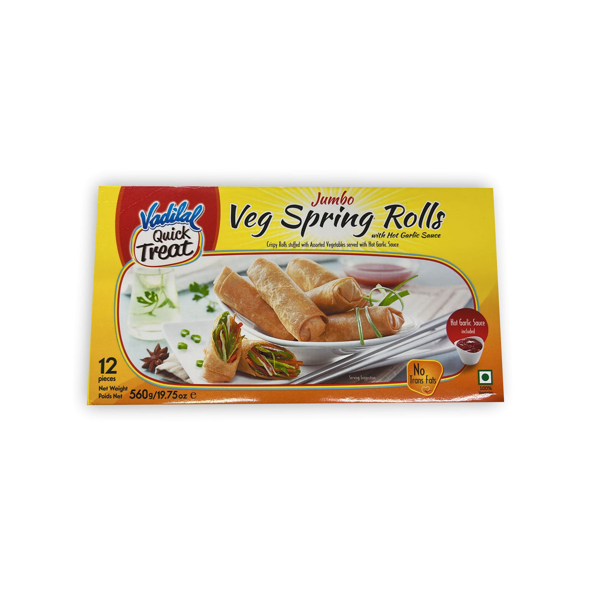 VADILAL VEG SPRING ROLLS 12PCS