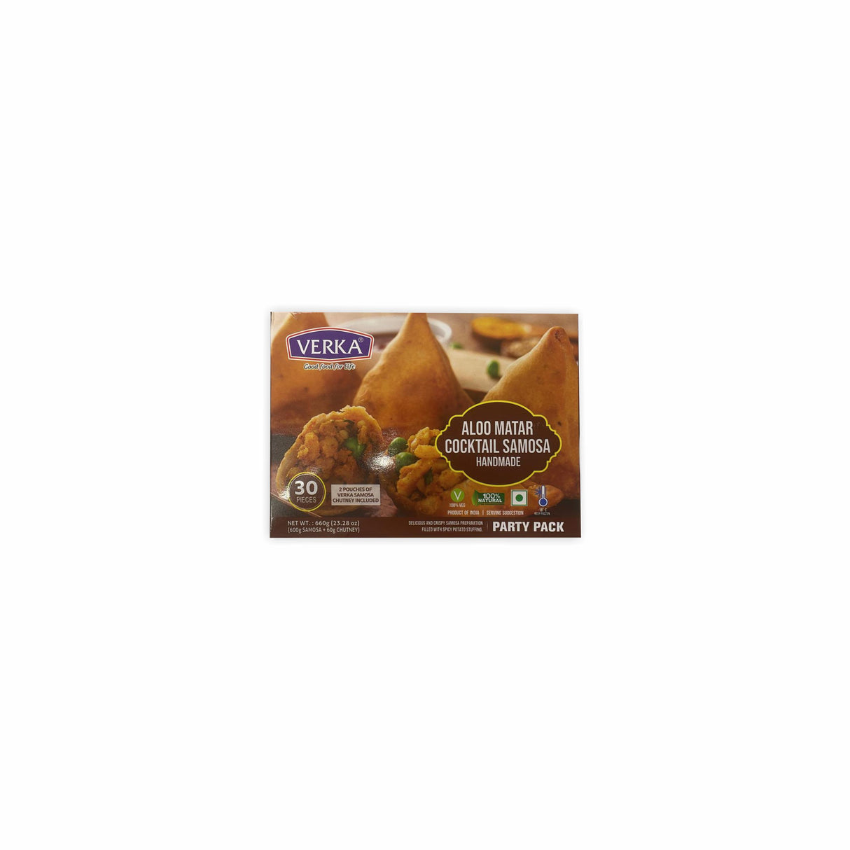 VERKA ALOO MATAR COCKTAIL SAMOSA 30PCS