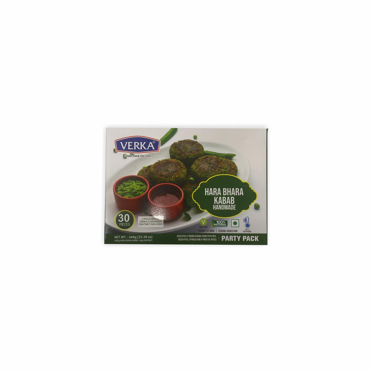 VERKA HARA BHARA KABAB 30PCS