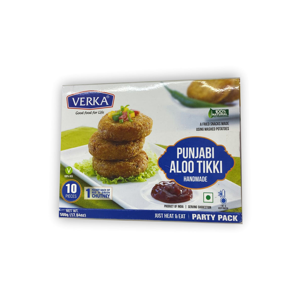 VERKA PUNJABI ALOO TIKKI 10PCS