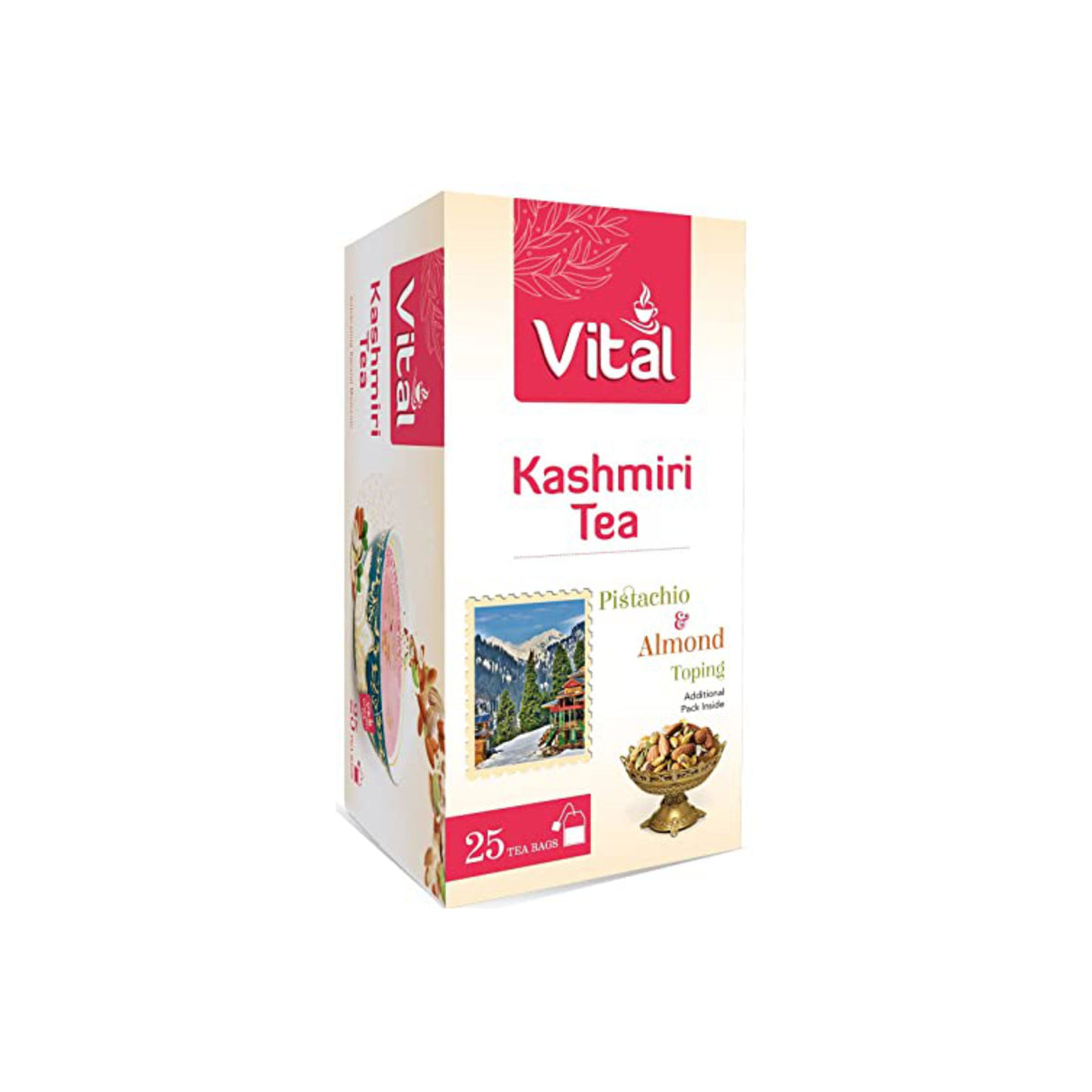 VITAL KASHMIRI TEA PISTACHIO & ALMOND - 25 SACHET