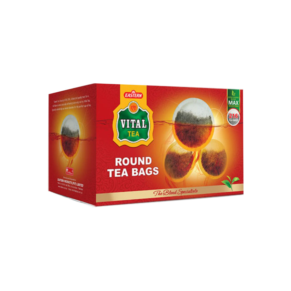 VITAL TEA - 216 ROUND TEA BAGS