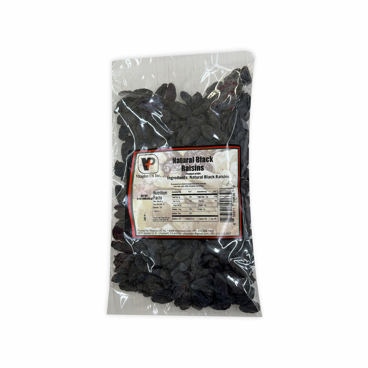 VITAPLUS NATURAL BLACK RAISINS