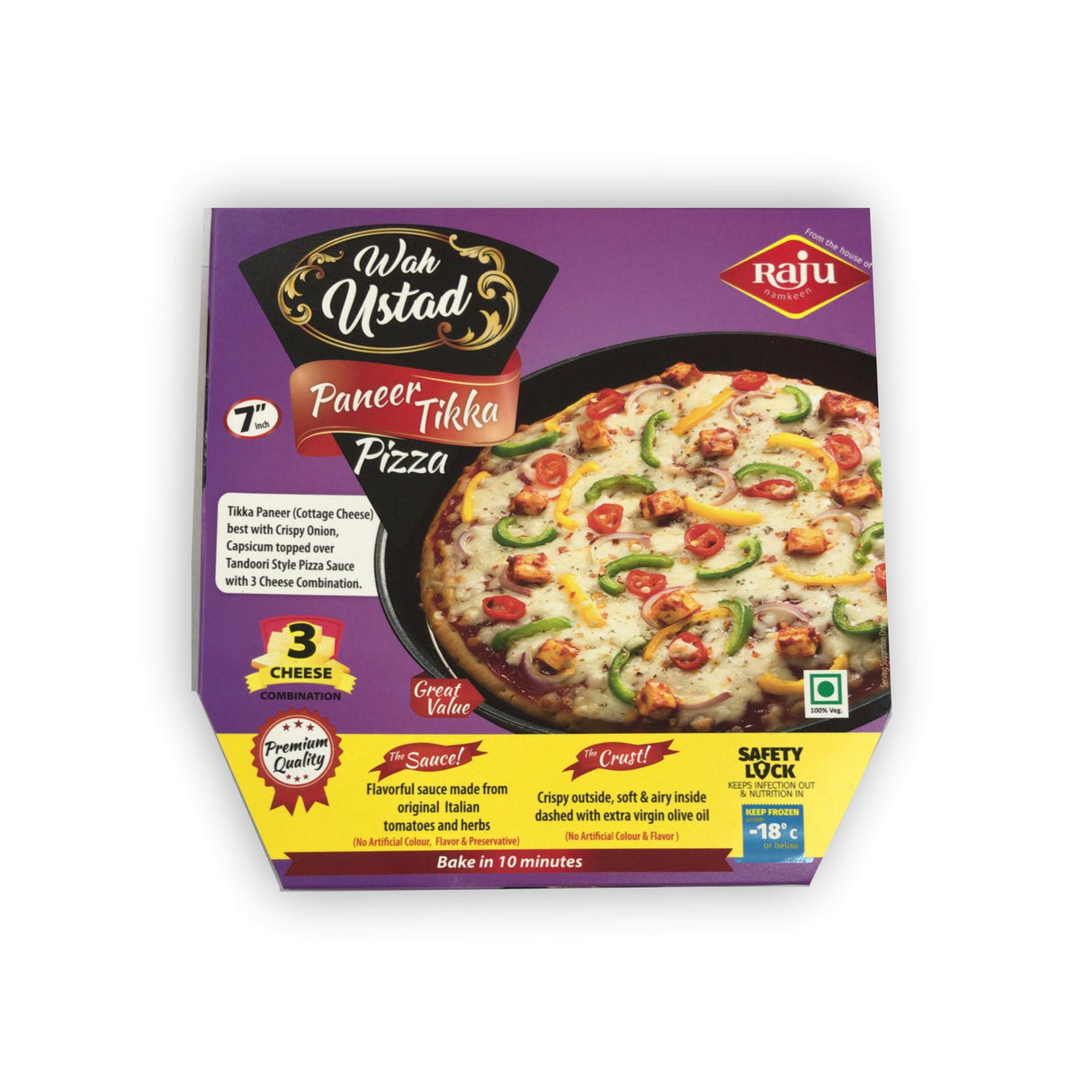 WAH USTAD PANEER TIKKA PIZZA