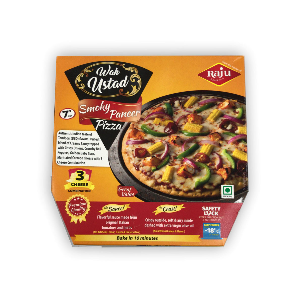 WAH USTAD SMOKY PANEER PIZZA