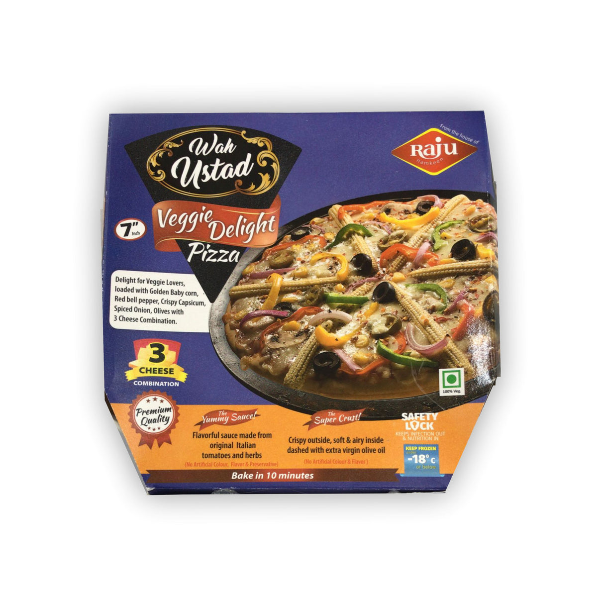 WAH USTAD VEGGIE DELIGHT PIZZA