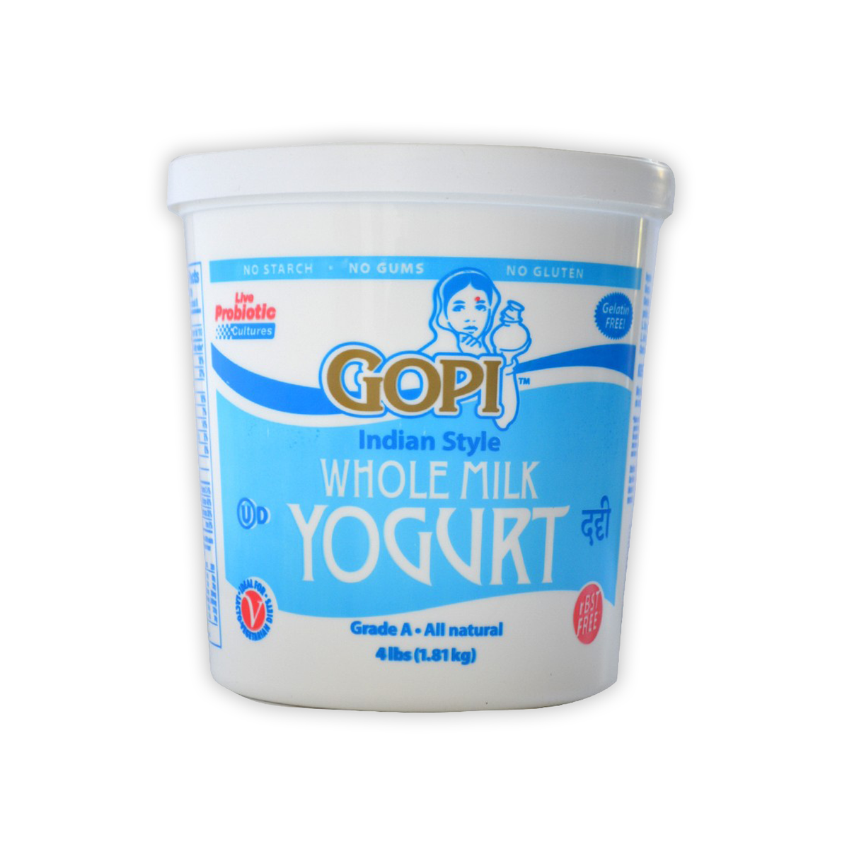 GOPI INDIAN STYLE  WHOLE MILK YOGURT