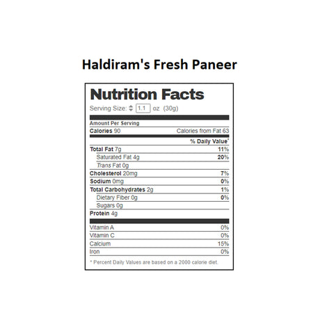 HALDIRAM'S FRESH PANEER