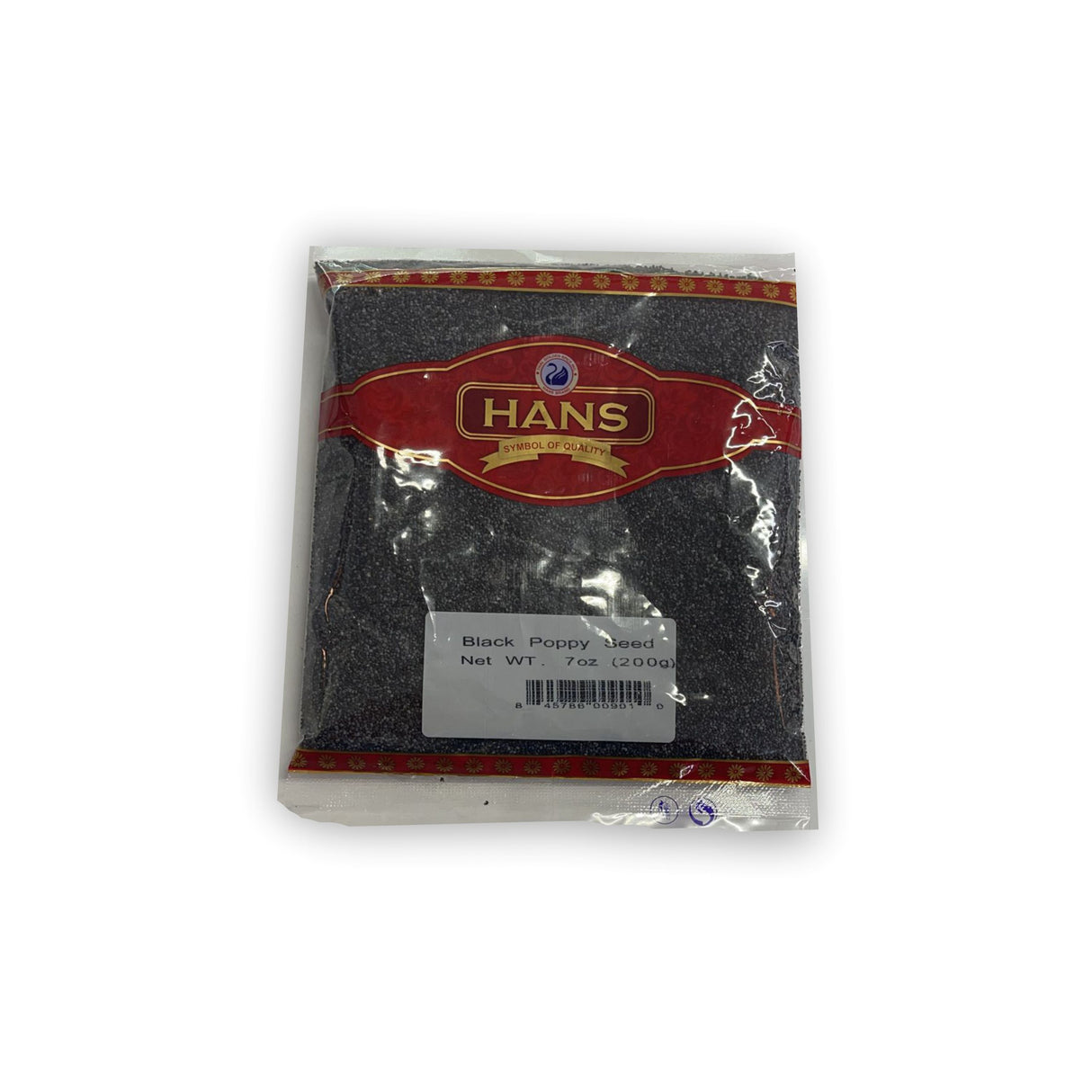 HANS BLACK POPPY SEEDS (200GM)