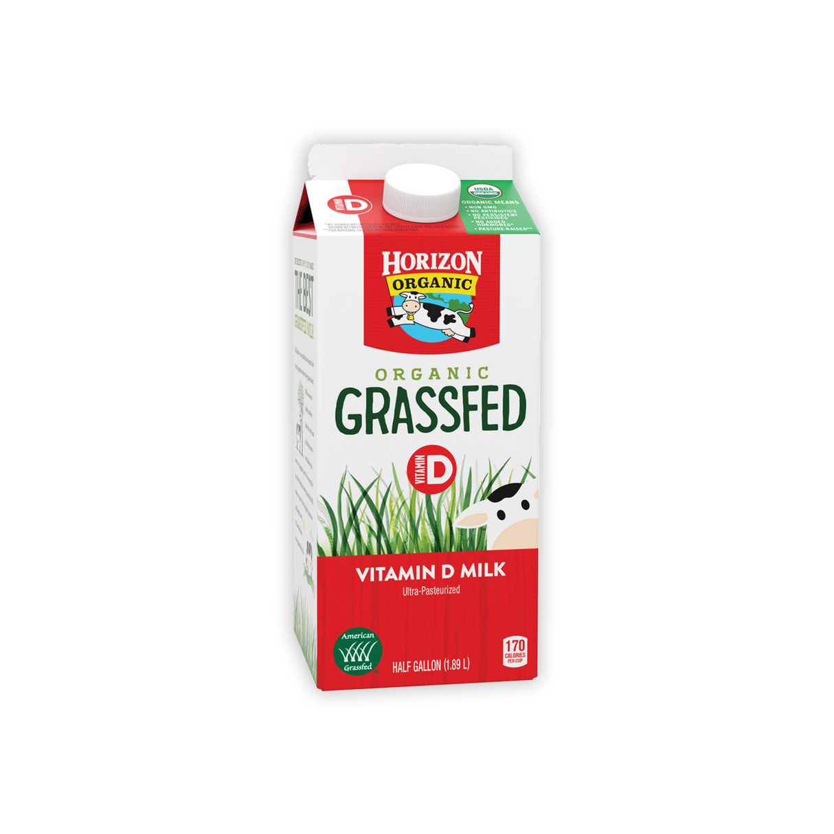 HORIZON ORGANIC GRASSFED VITAMIN D MILK