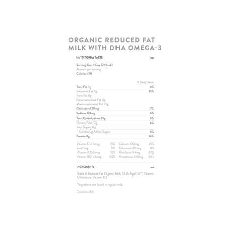 HORIZON ORG DHA OMEGA-3 2% REDUCED FAT MILK