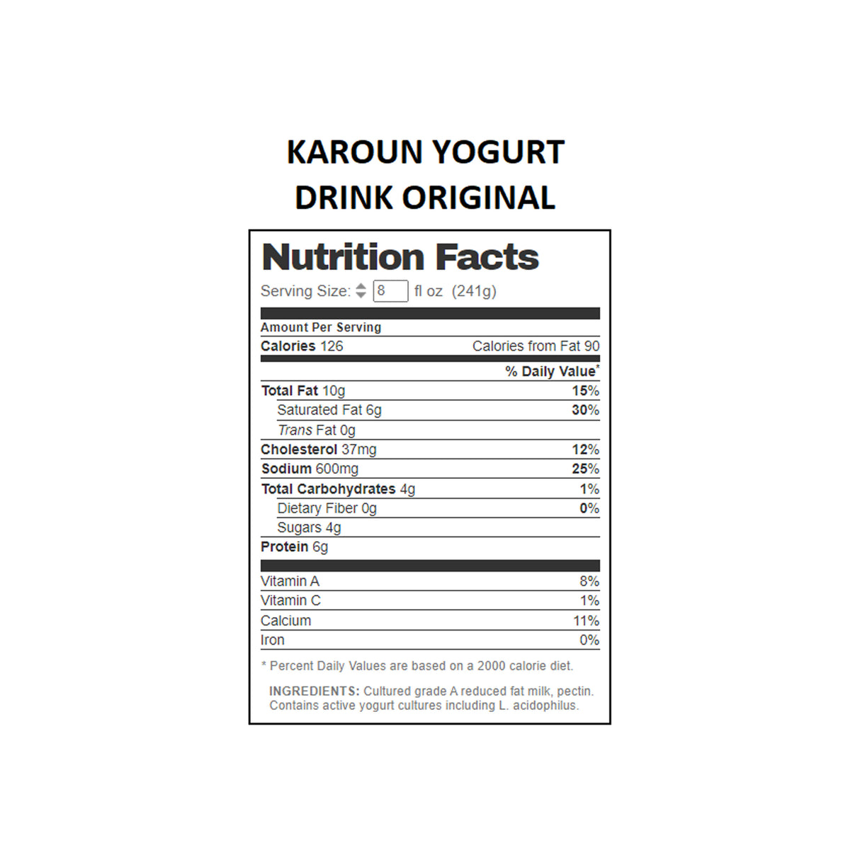 KAROUN ORIGINAL YOGURT DRINK