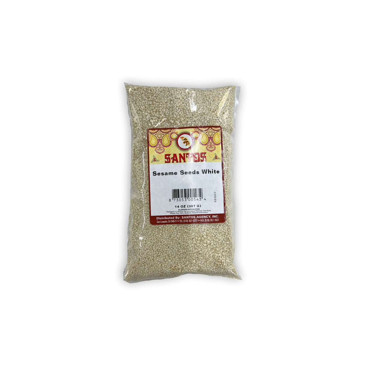 SANTOS SEASAME SEEDS WHITE