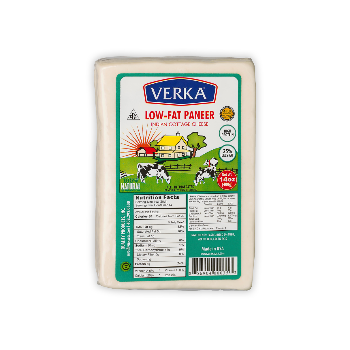 VERKA LOW FAT PANEER